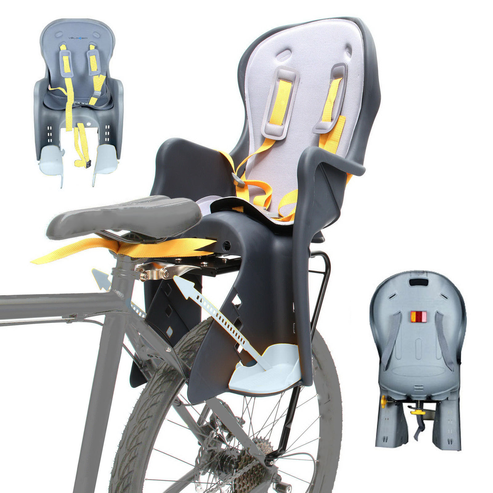 Bicycle Kids child Rear Baby Seat bike Carrier Australia Standard Fit all 26" 70 eBay
