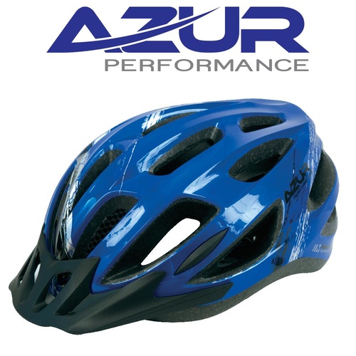Azur Helmet L50 Series Blue Splash Small 50-55cm Kids or Adult