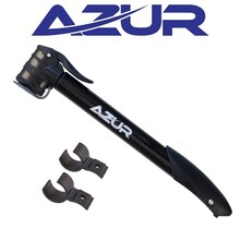 Azur Cyclone Dual Head Mini Pump - Black