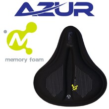Azur Bicycle Saddle Cover Seat - Womens Memory Foam
