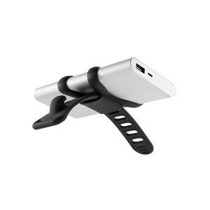 Bone Head Bike Phone Charger Accessory Kit - Power Strap + Bike Strap - Black