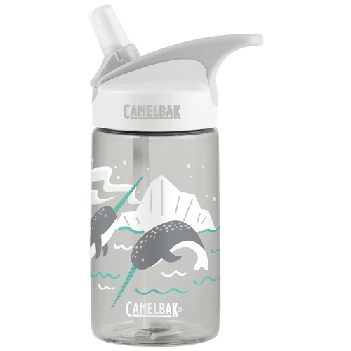 CamelBak Eddy Kids 400ml Water Spill Proof Bottle - Child Safe 100% BPA Free [Colour: NARWHAL]