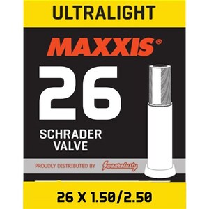Maxxis Tube Ultralight 26 X 1.50/2.50 Schrader Sv 48Mm