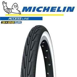 Michelin City'J 20"X1.75" White/Black