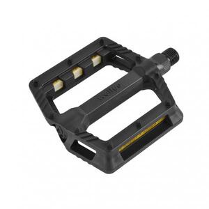 QBP Pedal - Plastic Mtb Platform - Du Bearing - 9/16 - Black - 100*100*28 mm 