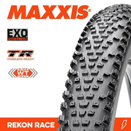 Maxxis Bike Tyre - Rekon Race WT EXO TR Folding - 120TPI - 29 x 2.40