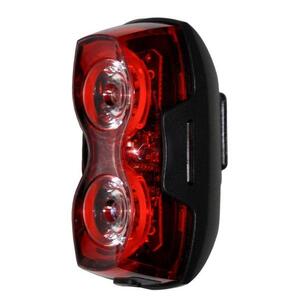 Smart Rear Light - Rear Dual Eyes High Visibility 80 Lumens 2 X Aaa Batteries Included 60 Hrs Time
