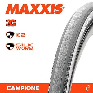 Maxxis Tyre Campione 28 X 23 3C K2 Silkworm Tub 120Tpi