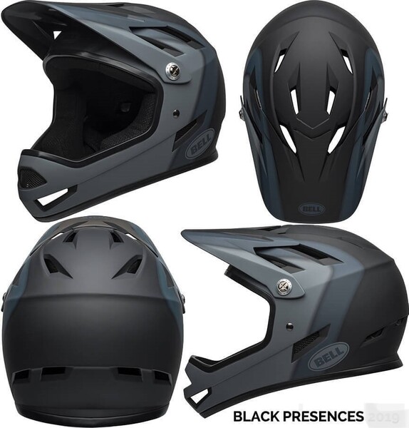 Bell Sanction Full Face Bmx Enduro Bike Helmet [Colour MAT BLACK