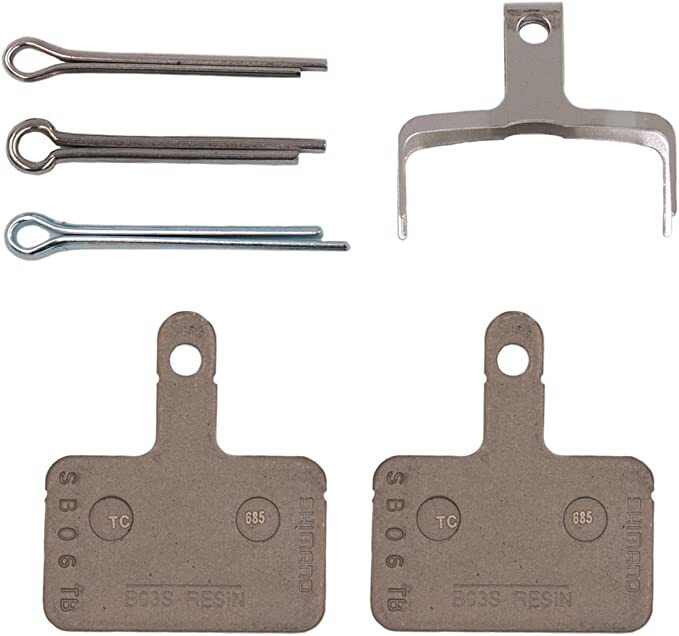 Shimano BRMT400 B03S Resin Disc Brake Pads & Spring