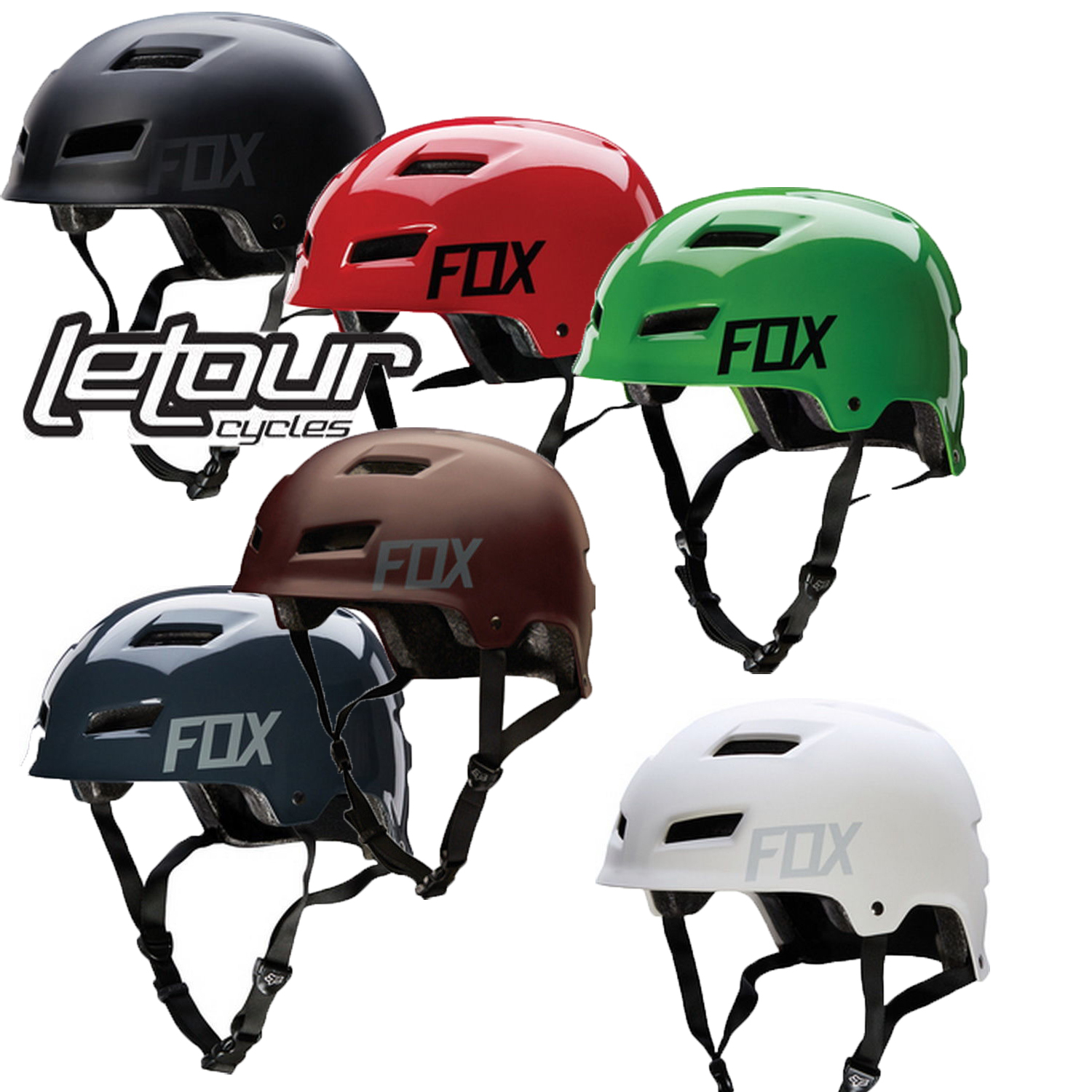 fox bike helmets