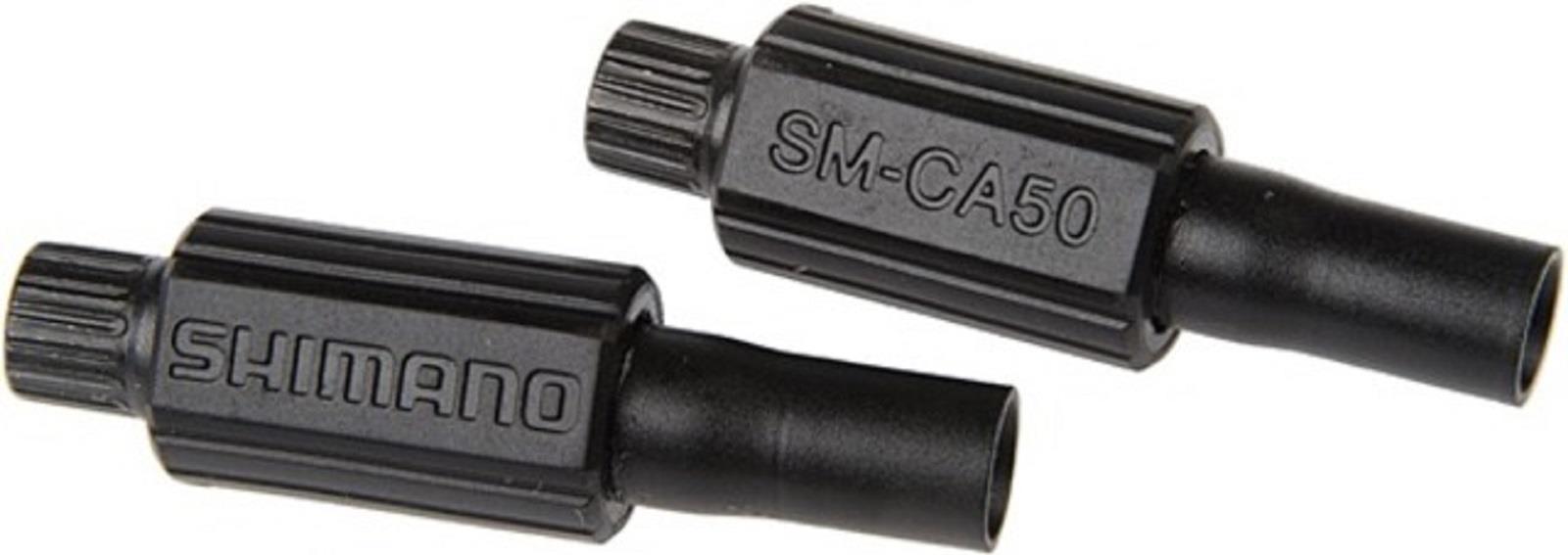 SHIMANO SMCA50 INLINE CABLE ADJUSTER 1 PAIR BLACK PLASTIC