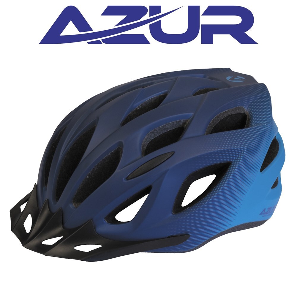 Azur L61 Cycling Helmet Satin Blue Sky Fade Bike Helmet Size ML