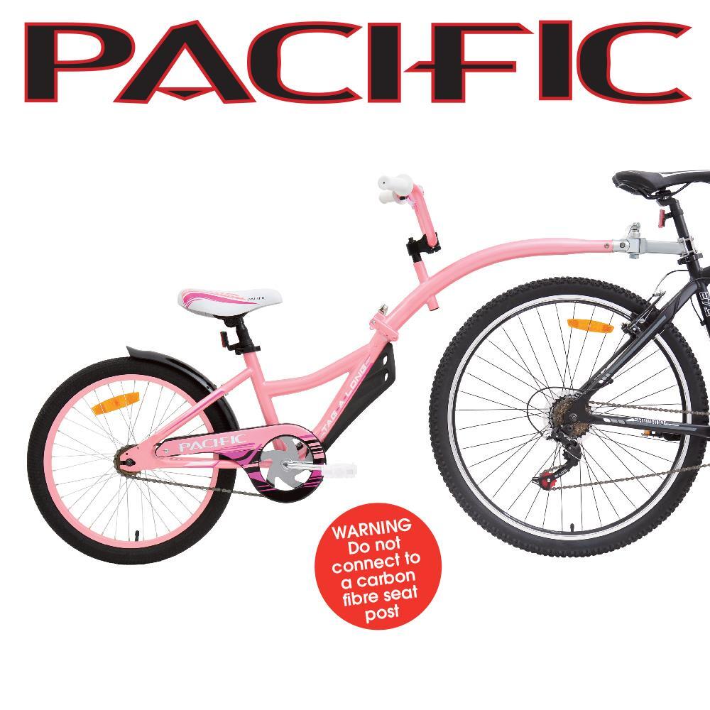 pink bike trailer