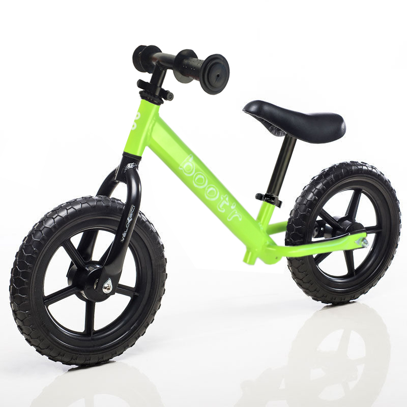 Boot'R 12" Steel Balance Toddler Kids Bike Green Bootr Light in Weight 