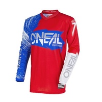 ONEAL 2018 ELEMENT BURNOUT MX JERSEY RD/WH/BLU ADULT
