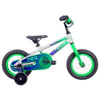 Neo+ 12 Boys Brushed Alloy / Neon Green, Navy Blue Fade