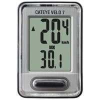 Cateye Velo-7 Bicycle Bike Cycle Computer VL520 Speed Wired 