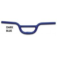Handle Bar, "RETROSPECT", Urban/Fixie, 560mm, Dark Blue (Bar Bore 25.4) (Rise 100mm)