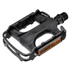 PEDALS 9/16" MTB, PP Body, ALLOY Cage, BLACK