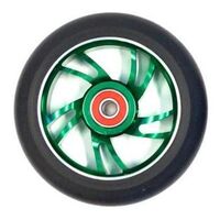 Scooter Wheel, Alloy, 110mm incl abec-9 bearing, GREEN core