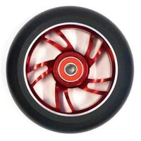 Scooter Wheel, Alloy, 110mm incl abec-9 bearing, RED core