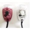 LIGHTS, FRONT & REAR SET- MINI type - 2-Functions (constant or Flash). elastic fitting strap (incls button battery)