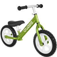 Cruzee Two 12" Aluminium Balance Kids Bike Bicycle Green
