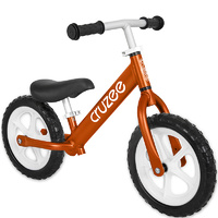 Cruzee Two 12 Aluminium Balance Kids Bike Bicycle Orange