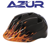 Azur J36 Kids Helmet Flames - 50-54cm