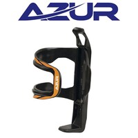 Azur Lightweight Side Pull Bottle Cage (Black & Orange)