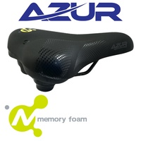Azur Bike Cycling Bicycle Saddle Pro Range Seat - Theta Memory Foam