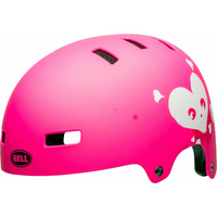 Bell Division Bike BMX Scooter Helmet Pink Skully
