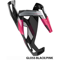 Elite Custom Race Plus Bottle Cage Gloss Black Pink