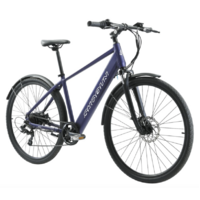 Shogun eBike 250W, 36V Alloy Electric Bicycle built in 10AH battery city commuter Navy - 46cm(Medium)