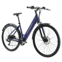e-Bike 46cm Step Through Navy Alloy body , 250W, 36V 80km 700C x 38C hybrid tyre, LCD speed display