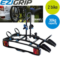Ezi Grip Enduro 2 Bike Towball Mount Platform Car Rack w/Light Board (2 bikes)