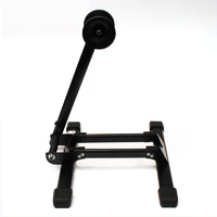 one Stand Single Bike Bicycle Storage Black Bicycle Rack Road MTB hybrid folds away easy
