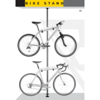 Heavy Duty  Steel 2 Bike Bicycle Hanger Rack Storage Stand Roof Ceiling Road MTB Hybrid