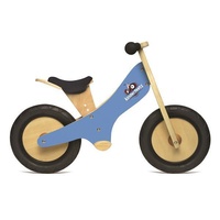 Kinderfeets Wooden Chalkboard Balance Kids Bike - Blue