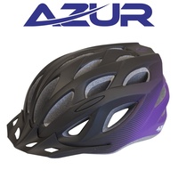 Azur L61 Cycling Helmet Purple/Black Fade Bike Helmet