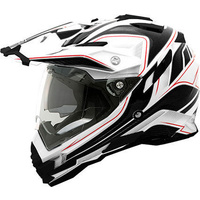 Oneal 2018 Sierra Dual Sport Full Face Helmet White/Red Motocross Mx Dirt Bike
