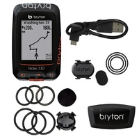 Bryton Rider 330T - GPS Cycling Computer - Ant+ Smart Cadence Sensor - Ant+ Smart Heart Rate Monitor