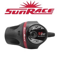 Sunrace MTB 3 Speed Friction Left Hand Twist Shifter TSM37LF