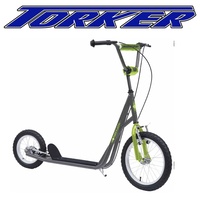 Power Plant Scooter Green/Grey- 16"/12"