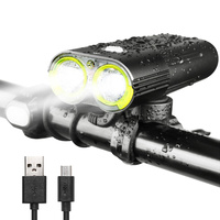 Gaciron Bicycle Front Light USB Rechargeable 1600 Lumen Bike Waterproof 5000mAh Lithium Battery