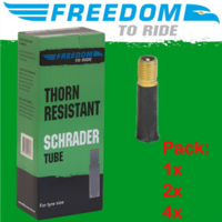 Freedom Thorn Proof Tube 40mm 27" x1-1/4" Schrader Valve Bike Tube