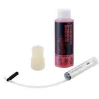 Disc Brake Bleed Kit - 100ml Shimano Mineral Oil Funnel + Syringe + Hose 