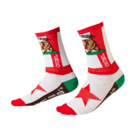 Oneal California 22 mtb Performance sock Red white brown 39-42 cycling