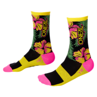 ONEAL Island 22 MTB proformance Sock Pink/Green/Yellow 39-42